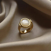 Graceful Pearl Ring