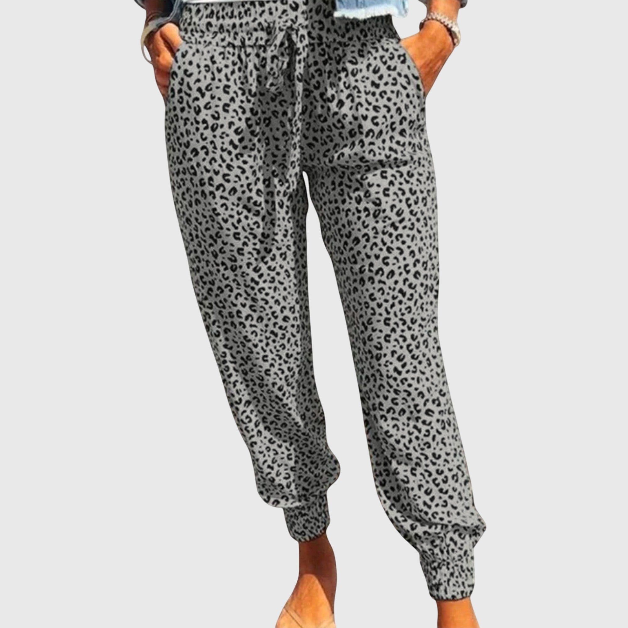 Feli - Wide-Leg Leo Pants