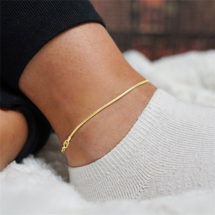 Shanileigh | 18K Gold Pink Anklet