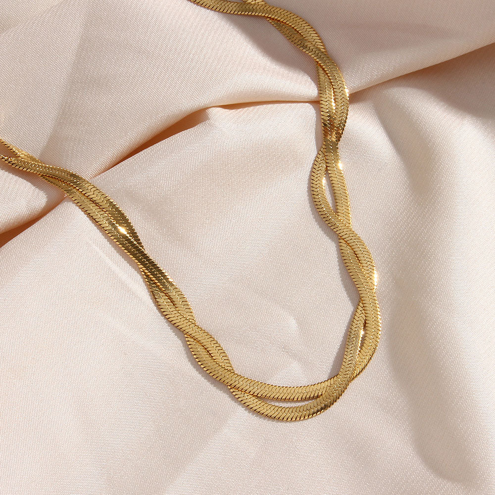 Madiorelle | 18K Gold Twisted Arm Band