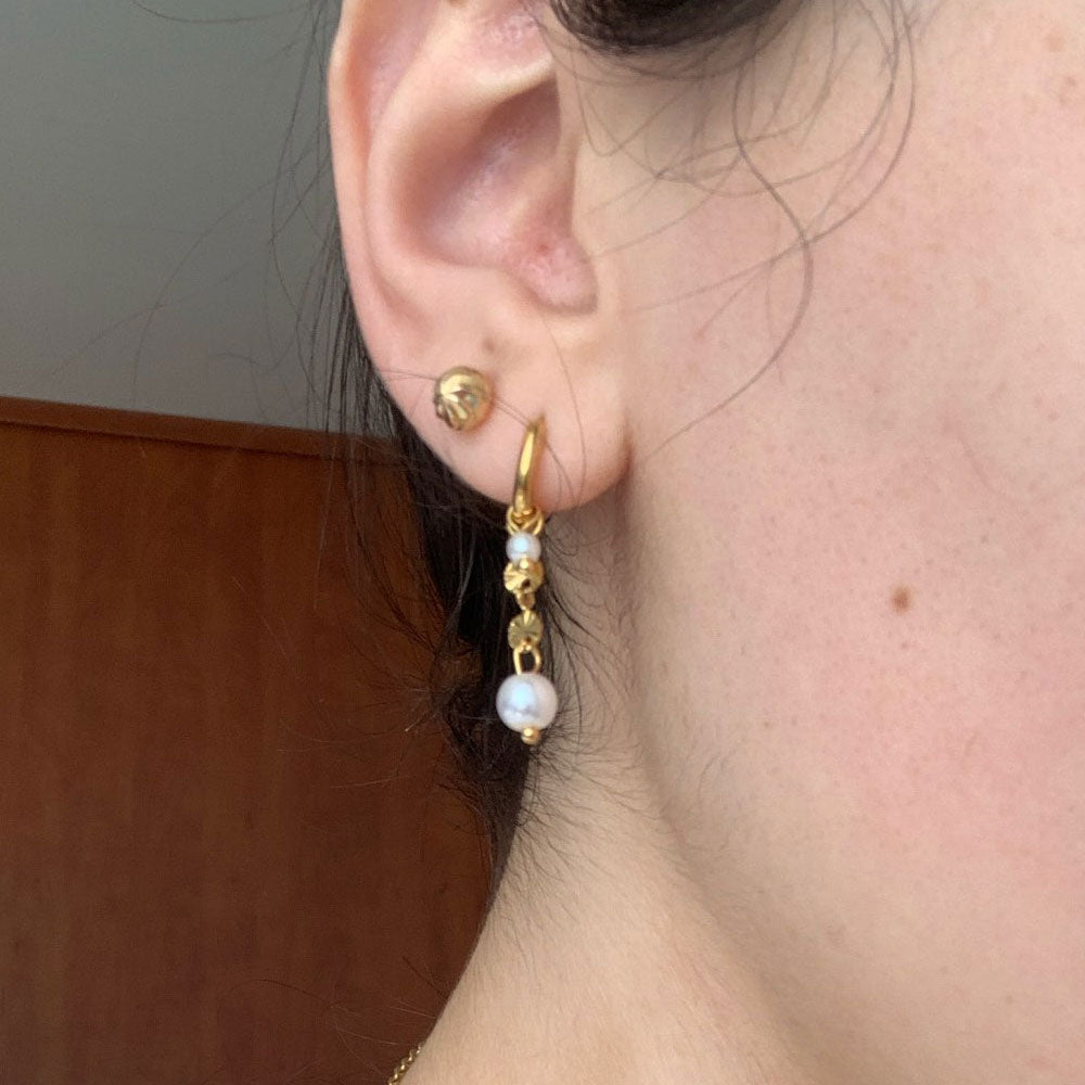 Lyannette | 18K Gold Sunburst Earrings