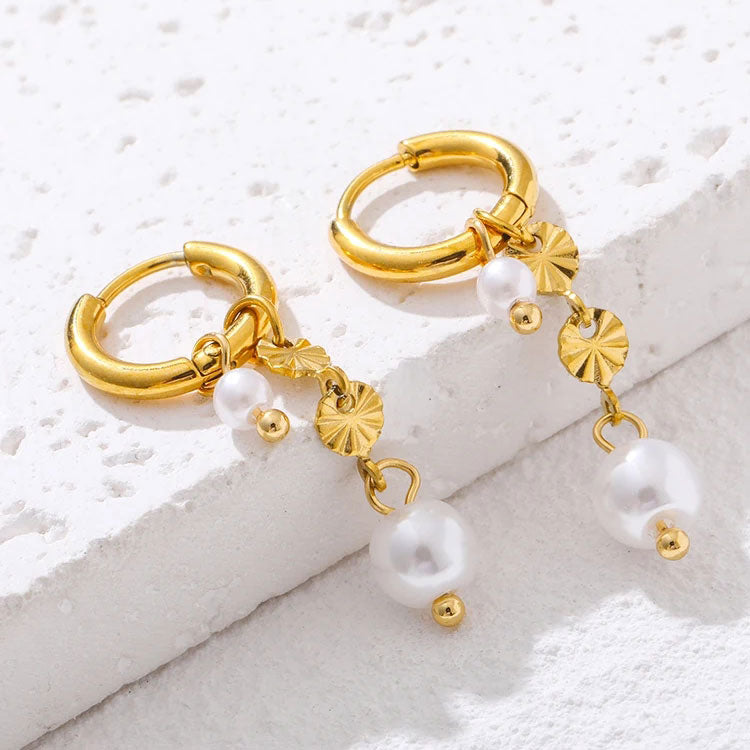 Lyannette | 18K Gold Sunburst Earrings