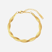 Madiorelle | 18K Gold Twisted Arm Band