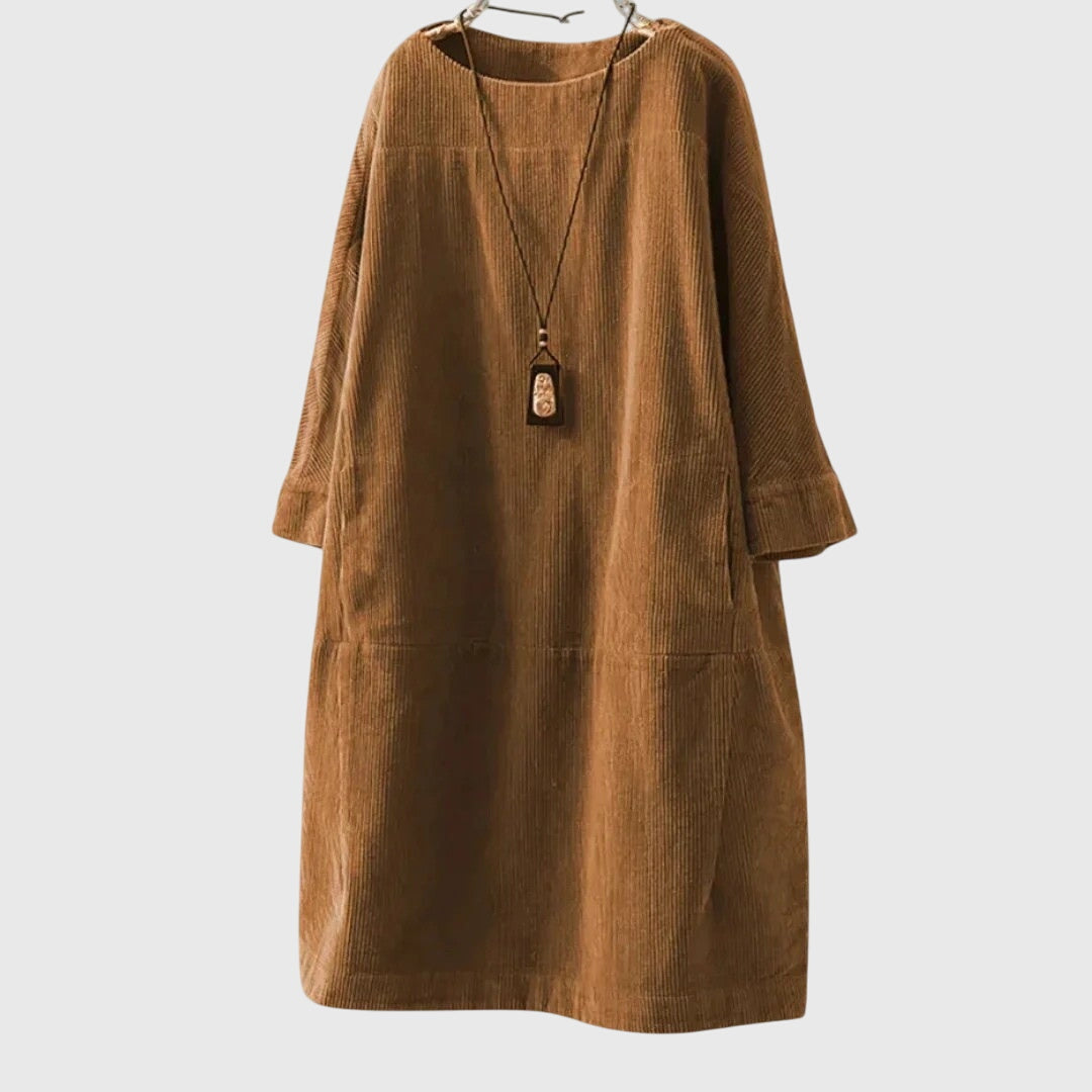 Grace | Easygoing Corduroy Midi Dress