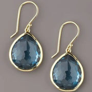 Vintage-Inspired Blue Drop Earrings