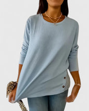Megan™ | Chic Crew Neck Top