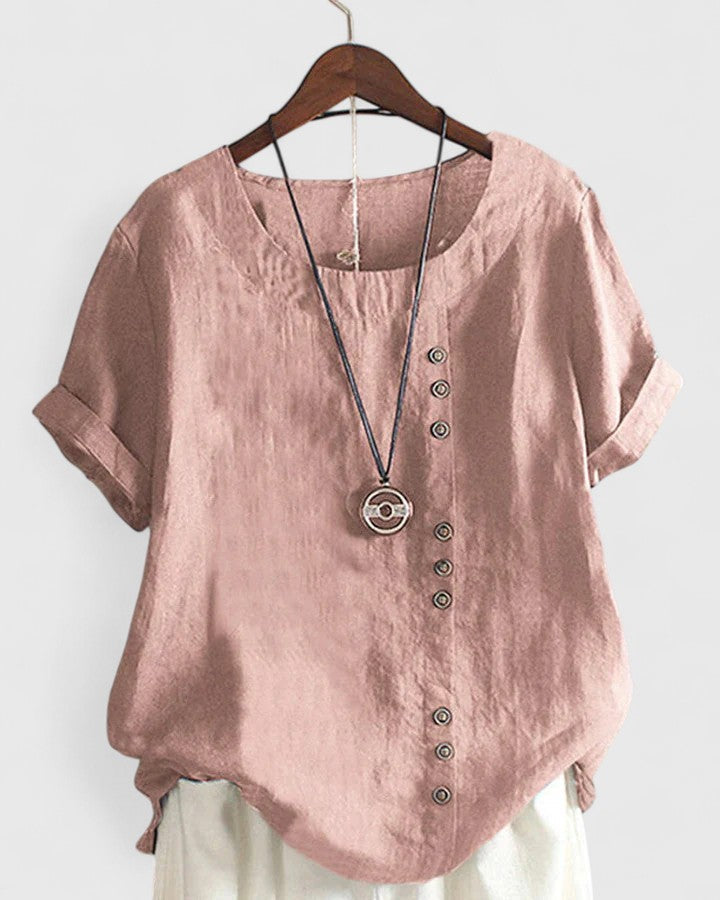 Elisavie | Cozy Short Sleeve Top