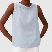 Anastine | Chic Roll Collar Top