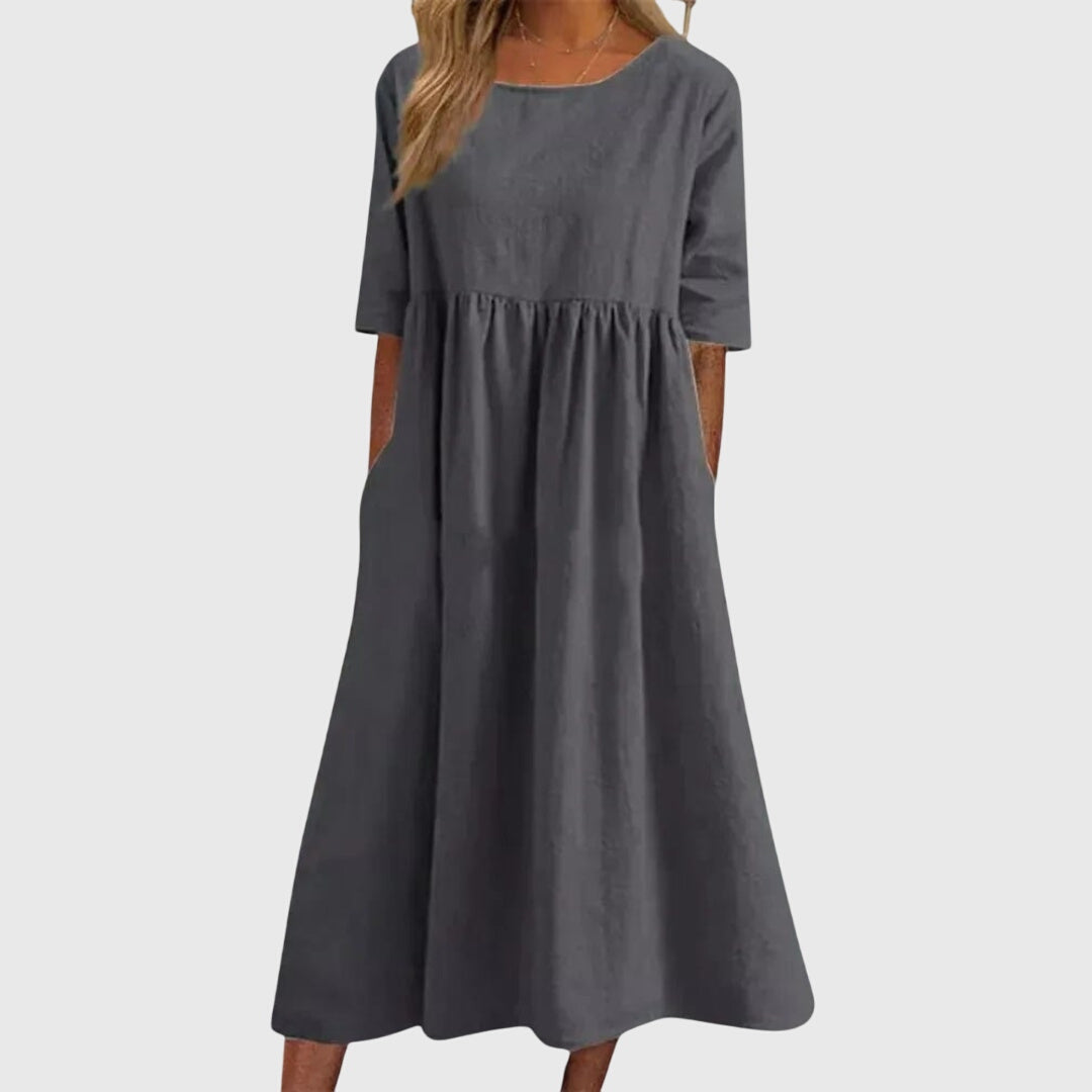 Haisley™ | Chic Short-Sleeve Dress
