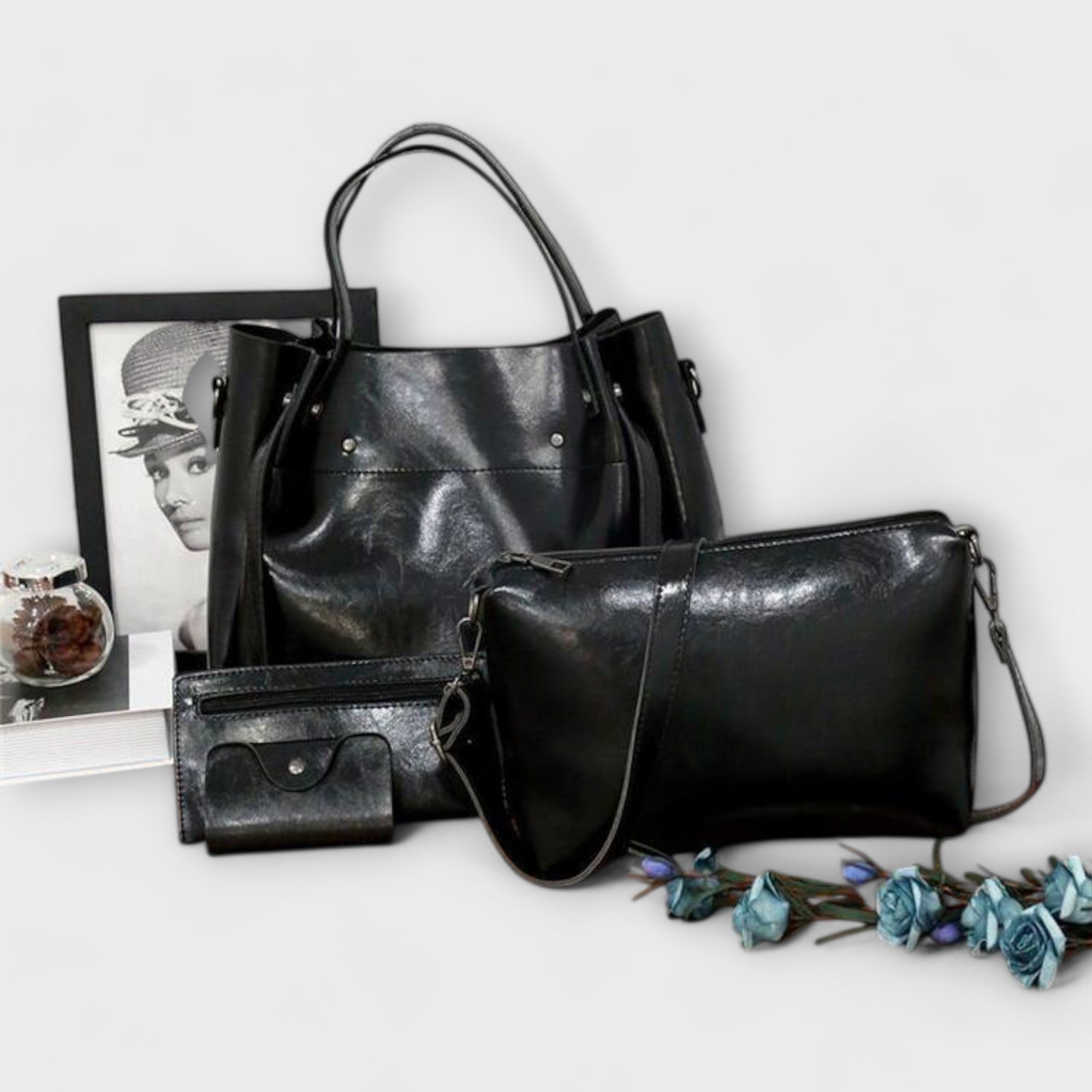 Olivia - Classic 4-Piece Vintage Handbag Collection