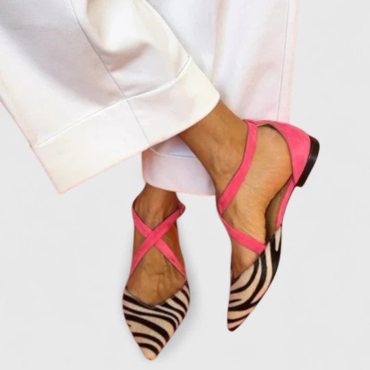 Khreysa | Chic Strappy Ballerina Flats