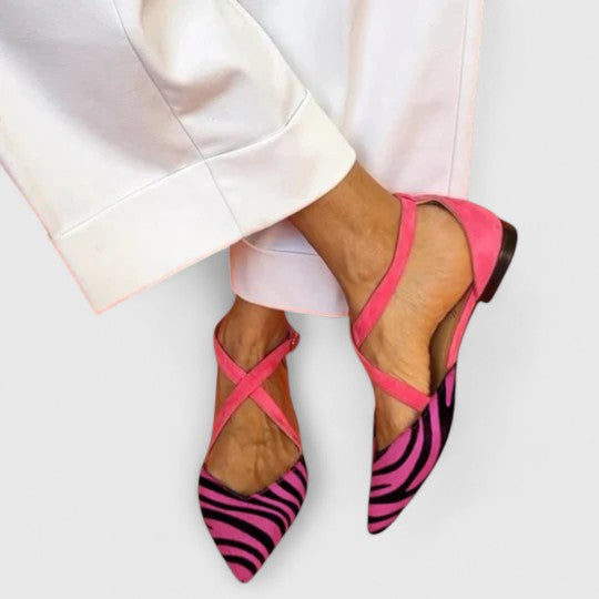 Khreysa | Chic Strappy Ballerina Flats