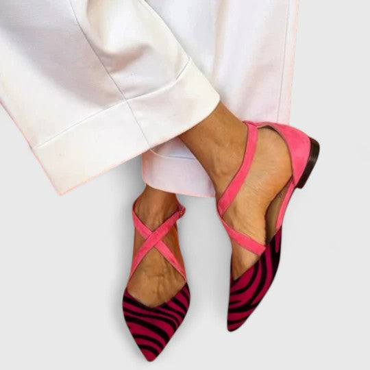 Khreysa | Chic Strappy Ballerina Flats