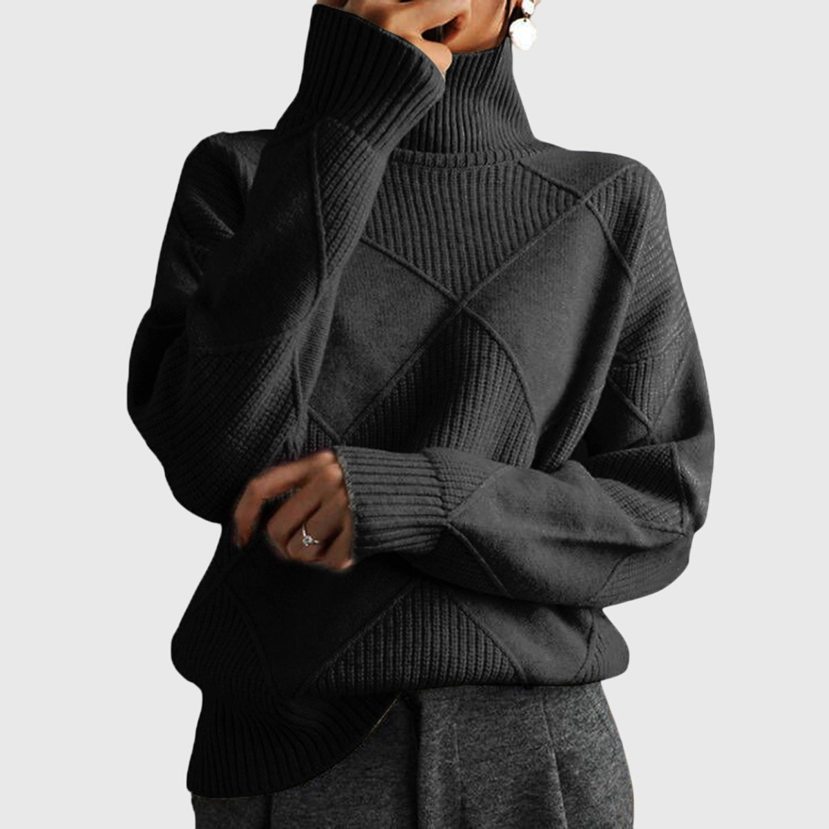 Angela™ Cozy Turtleneck Sweater