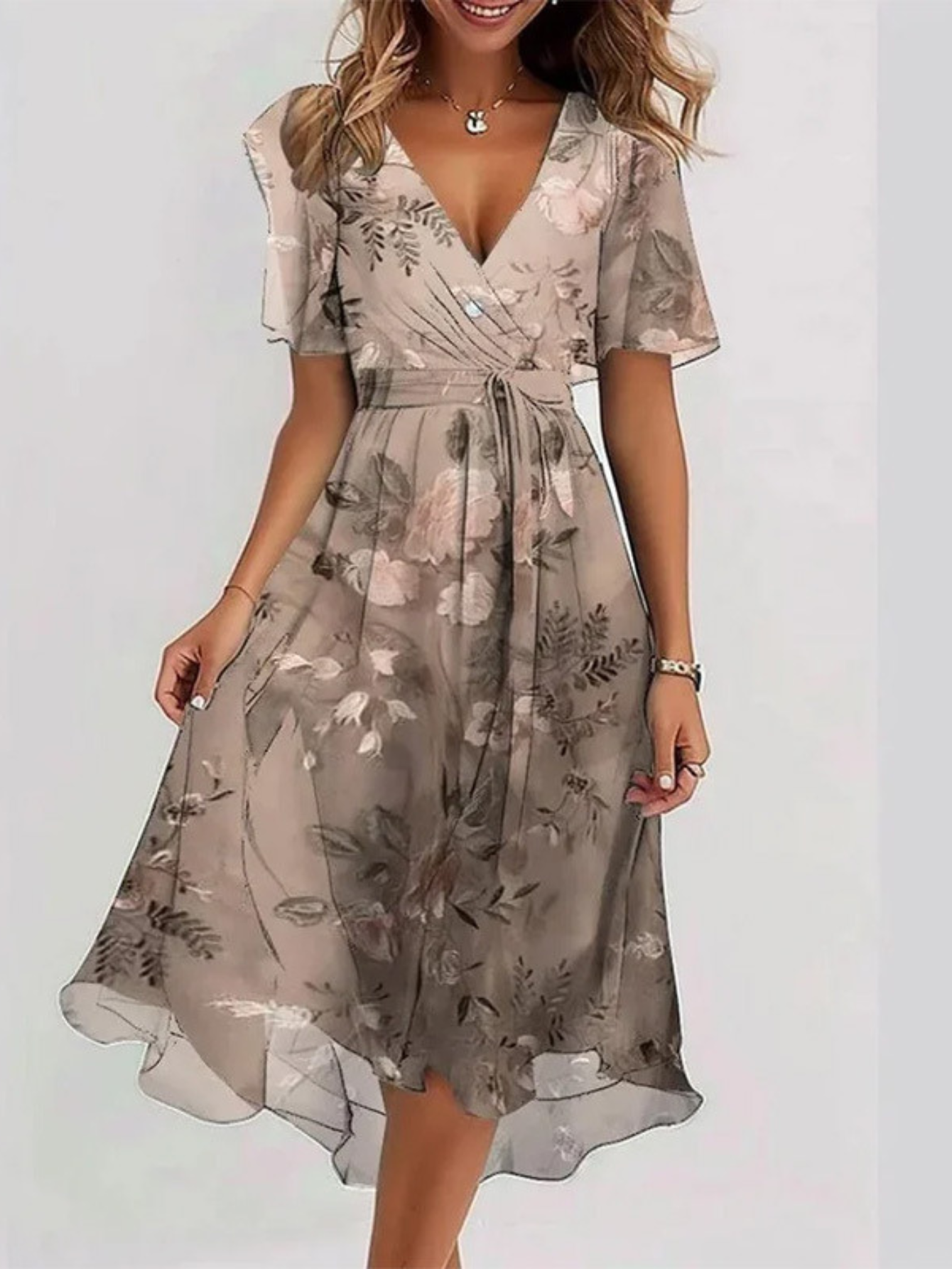 Matilda™ | Summer Dress Featuring Belly Coverage