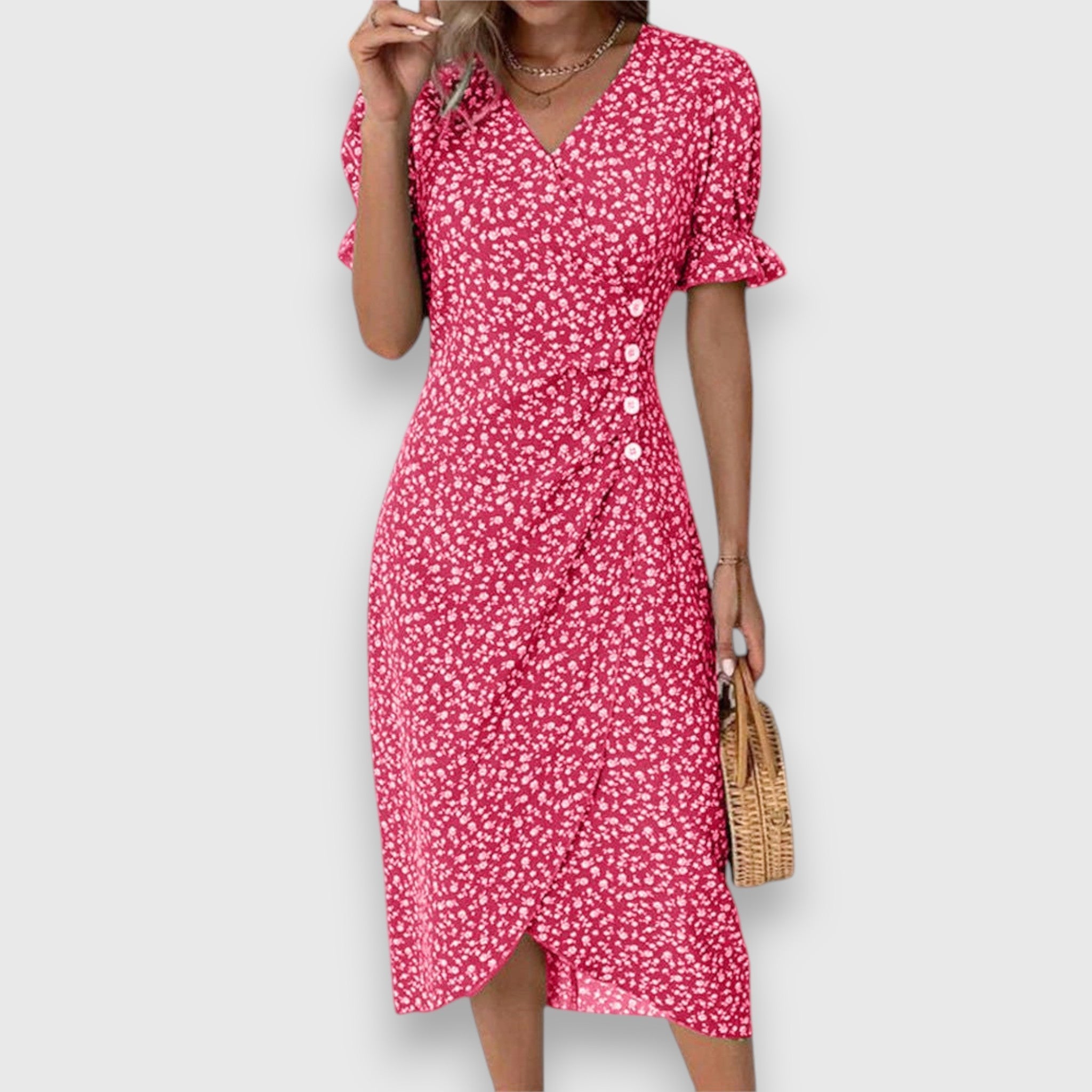 Tessina – Graceful Floral Gown