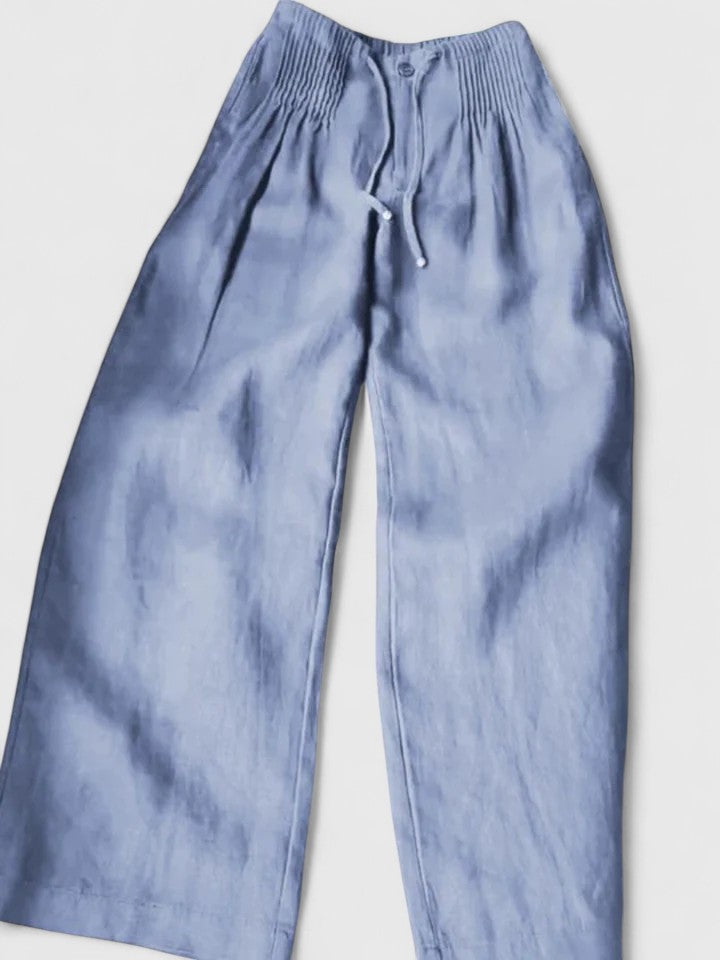 Comfortable Pants with Elegant Saree Design