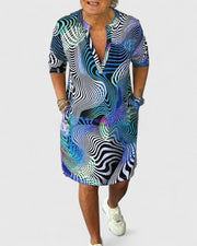 Helinae™ | Elegant V-Neck Dress