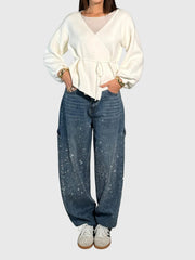 Stella™ Diamond-Embellished Pants