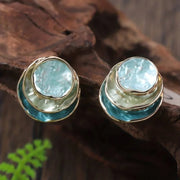 Artisan Crafted Vintage Multi-Layer Round Earrings