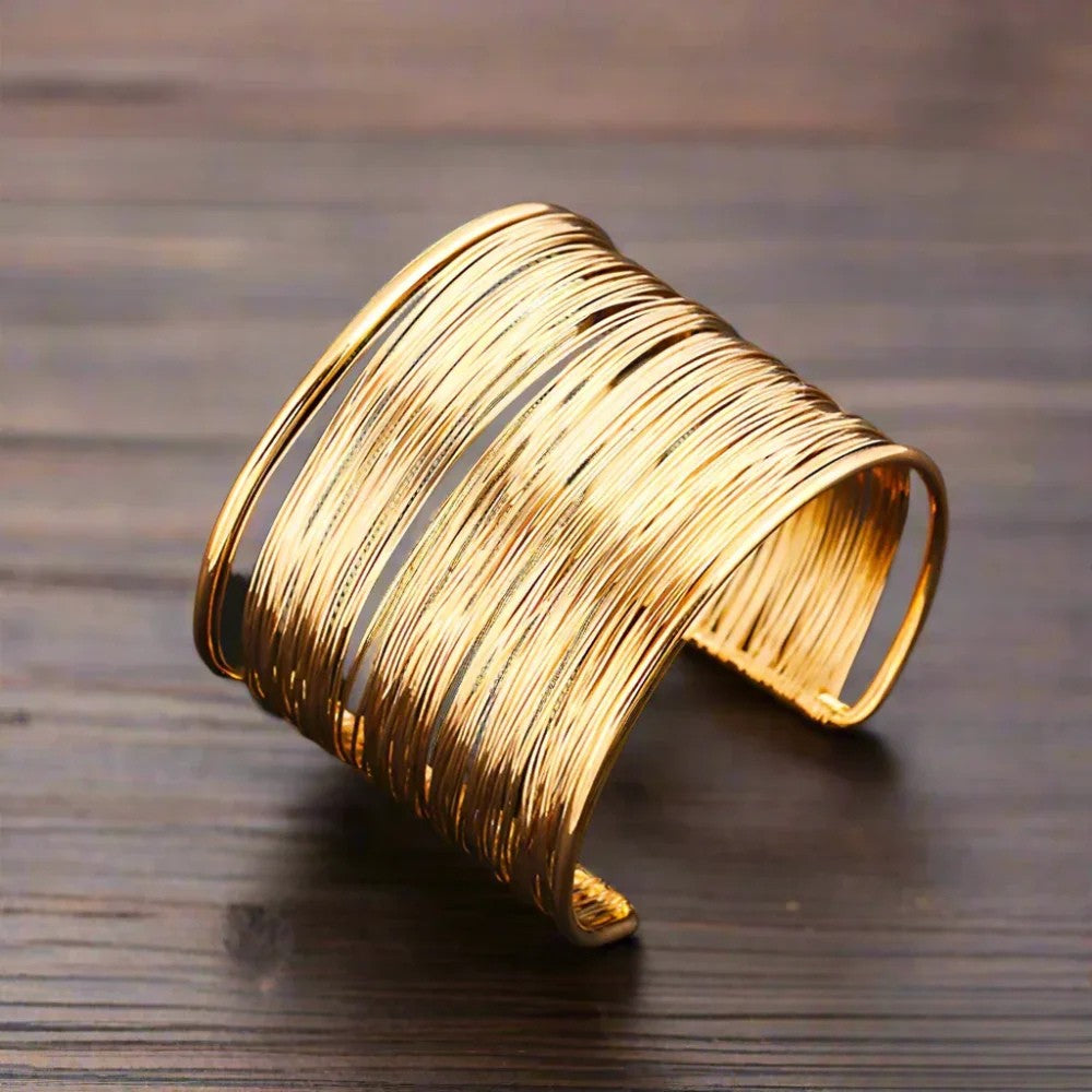Vintage-Inspired Gold Bracelet