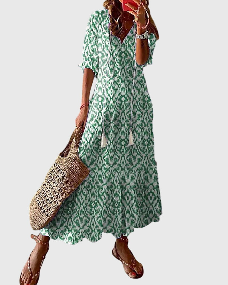 Amalia™ | Vintage-Inspired Boho Summer Dress