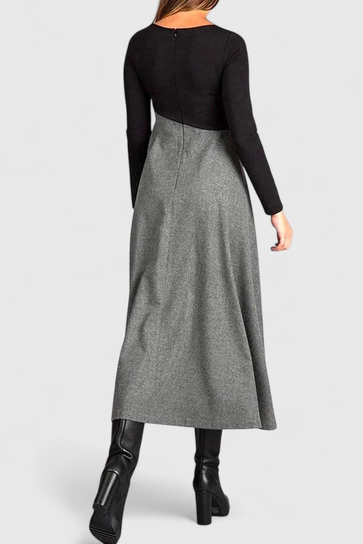 Janet | Chic Long Sleeve Maxi Gown