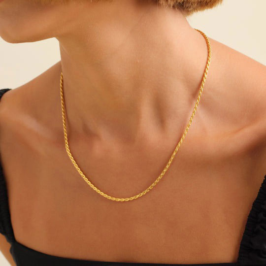 Mikalynne | 18K Gold Rope Chain