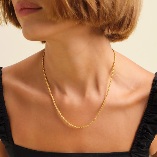 Mikalynne | 18K Gold Rope Chain