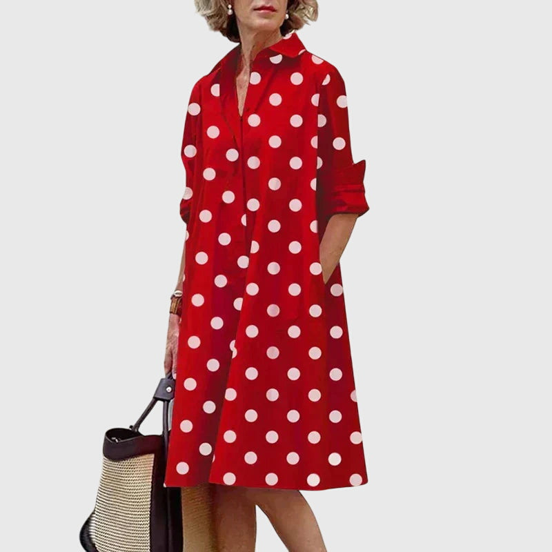 Paige™ - Stylish Dress Featuring Convenient Pockets