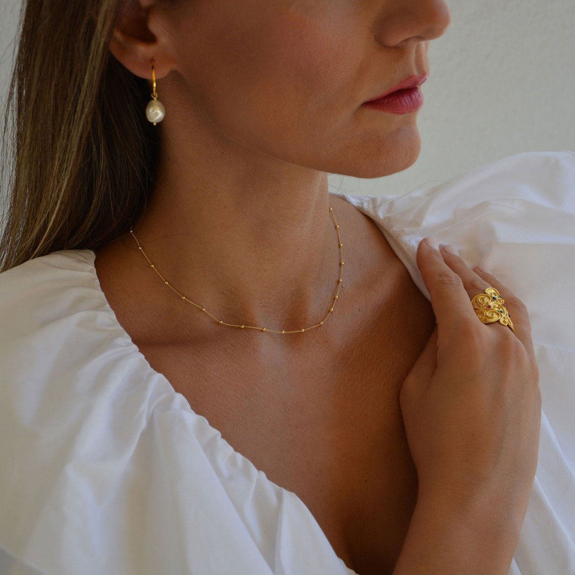 Jaurelynn 18K Gold Necklace