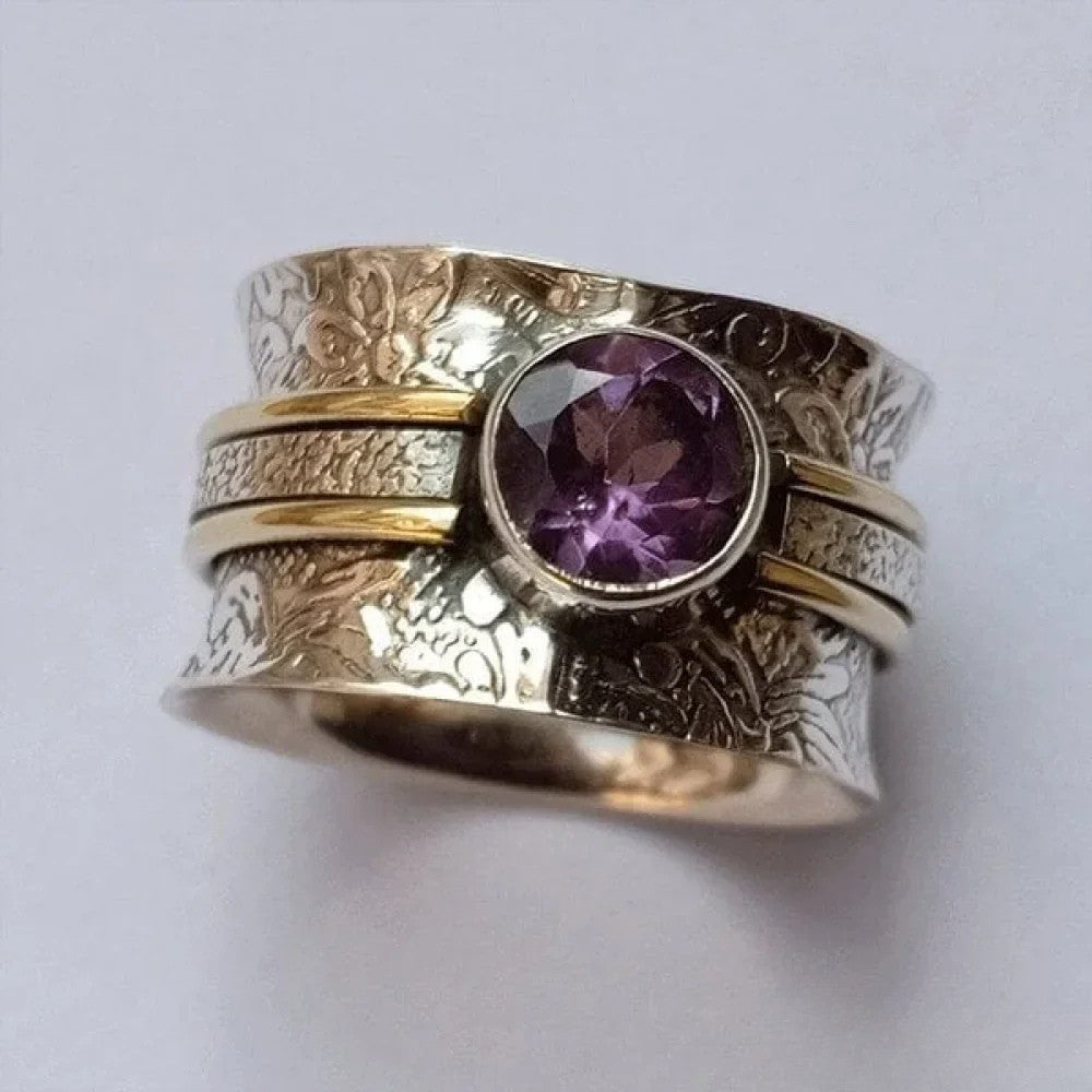 Bohemian Crystal Healing Ring