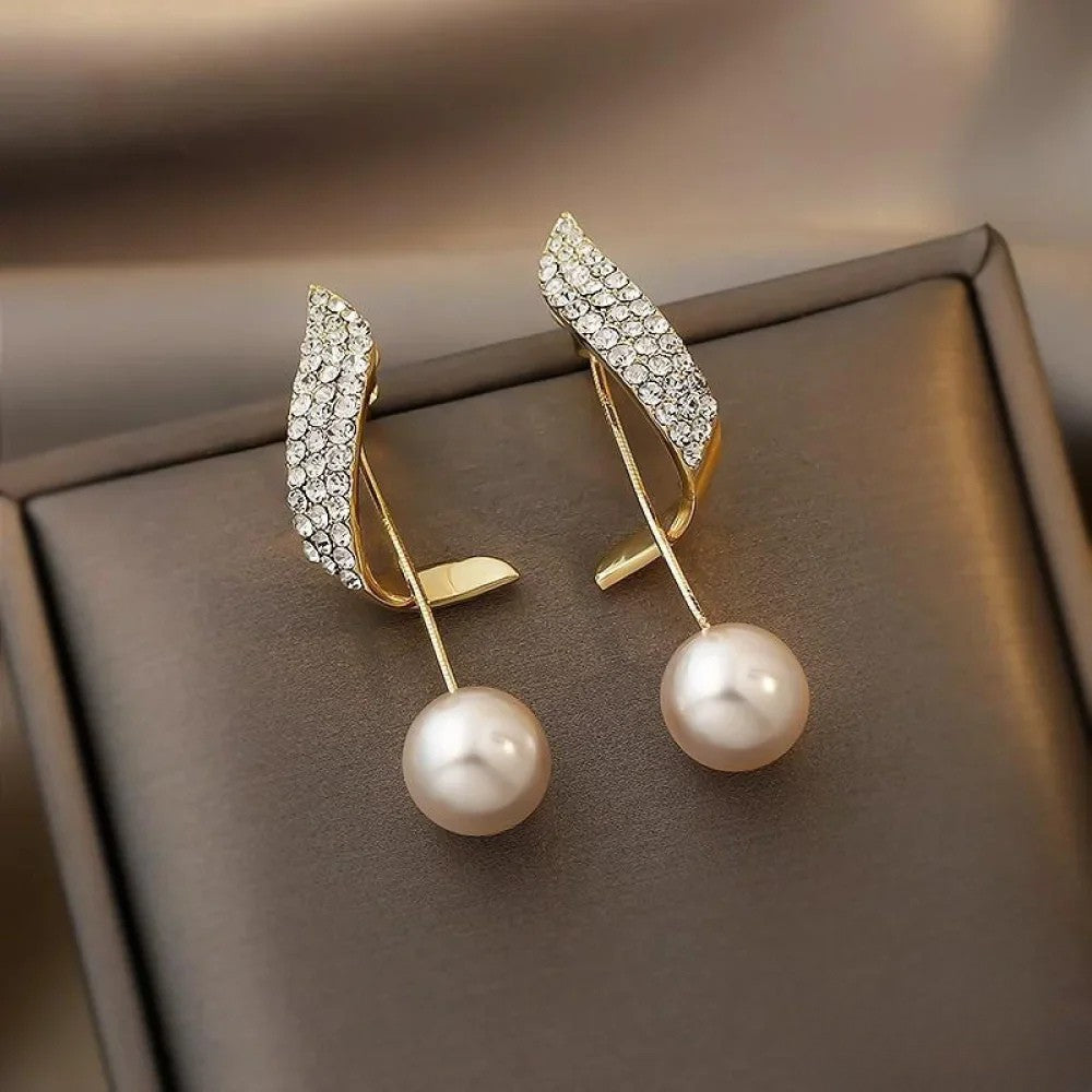 Elegant Pearl Drop Earrings
