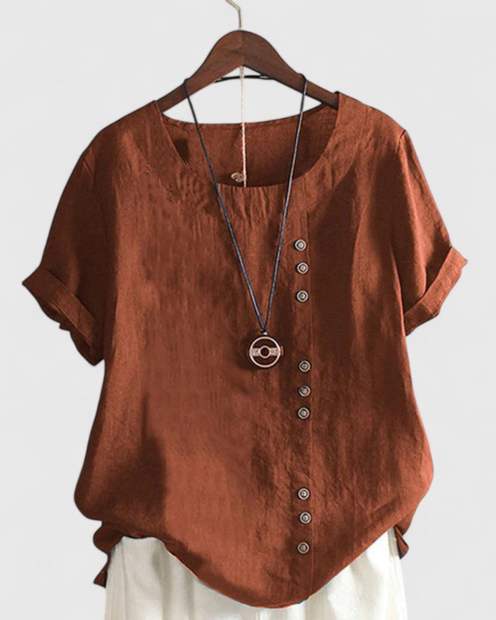 Elisavie | Cozy Short Sleeve Top