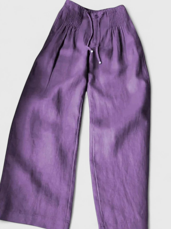 Comfortable Pants with Elegant Saree Design