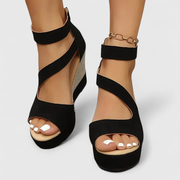 Selviana | Orthopedic Wedge Sandals for Comfort and Support