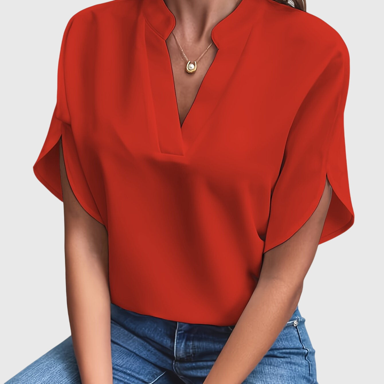 Kristie™ - Chic Elegance Blouse