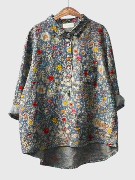 Valeria™ - Blooming Floral Blouse