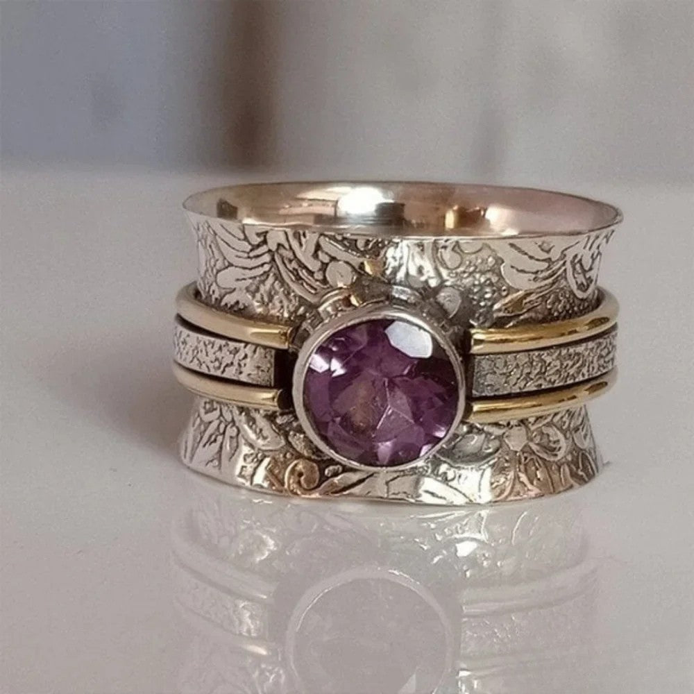 Bohemian Crystal Healing Ring