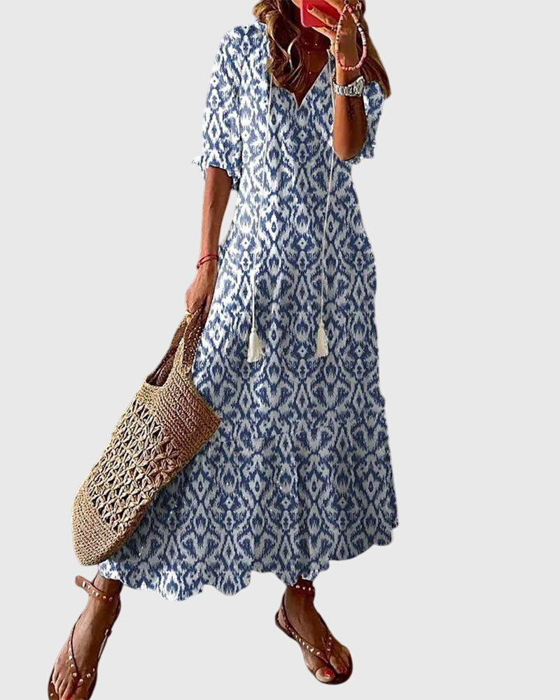 Amalia™ | Vintage-Inspired Boho Summer Dress