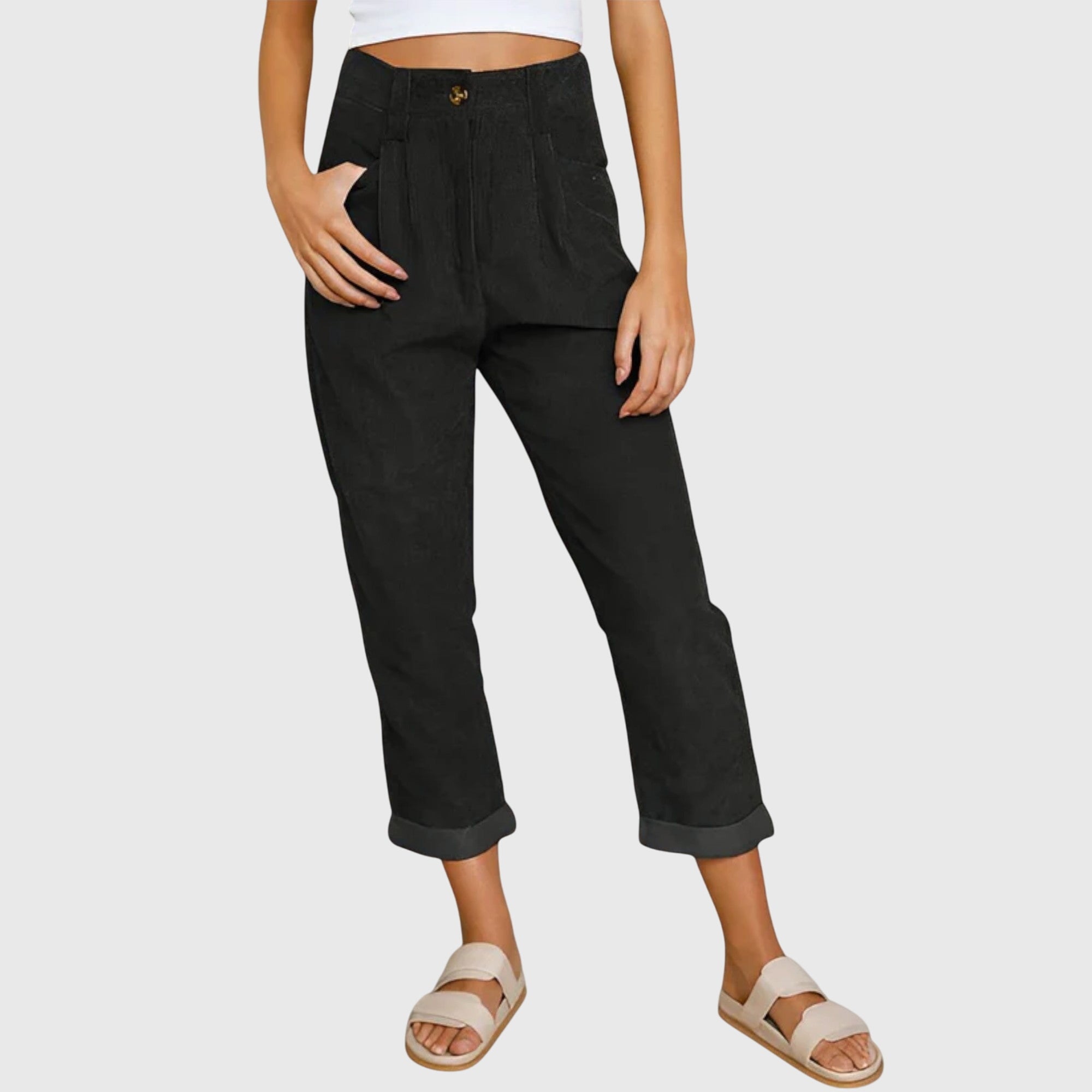 Jana - Contemporary Corduroy Trousers