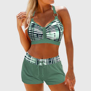 Janelle - High-Waisted Ribbed Bikini