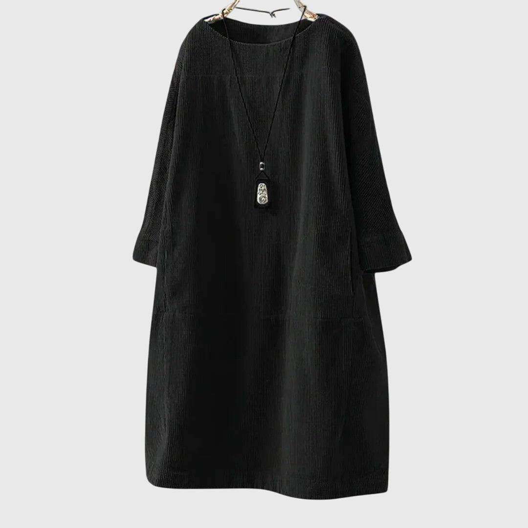 Grace | Easygoing Corduroy Midi Dress