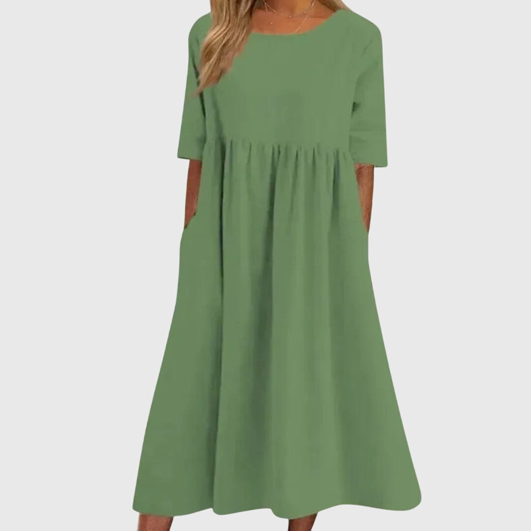 Haisley™ | Chic Short-Sleeve Dress