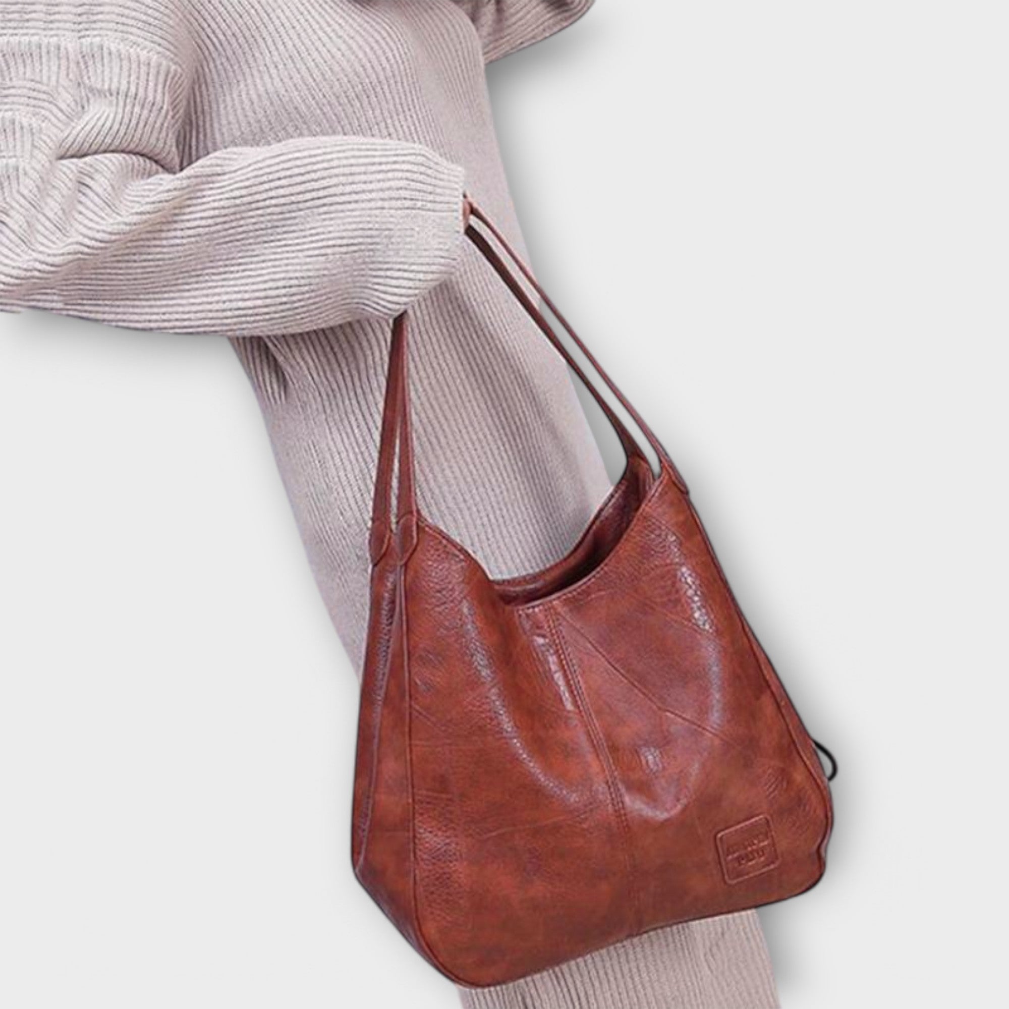 Olivia - Classic Leather Vintage Handbag