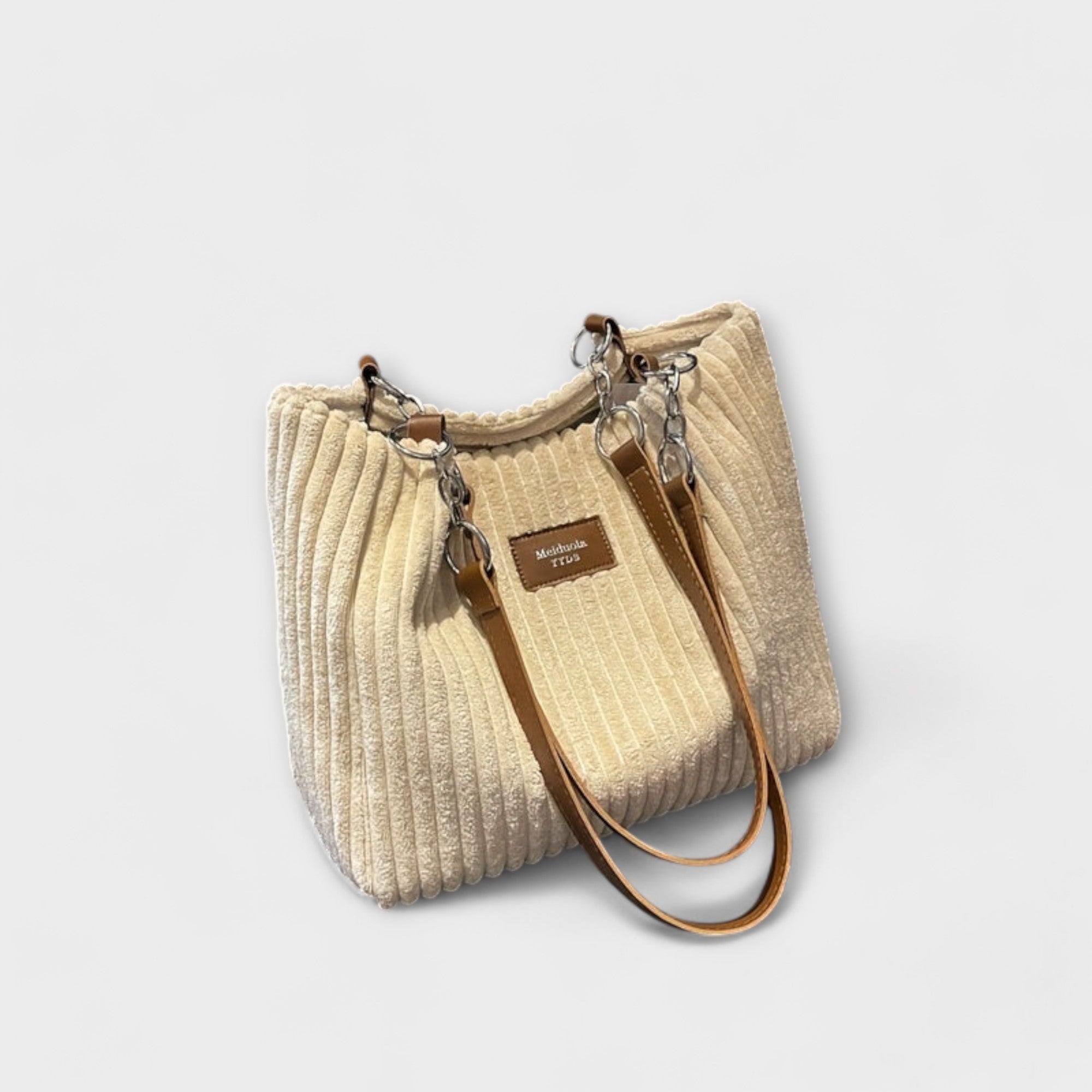 Olivia - Plush Corduroy Shoulder Bag
