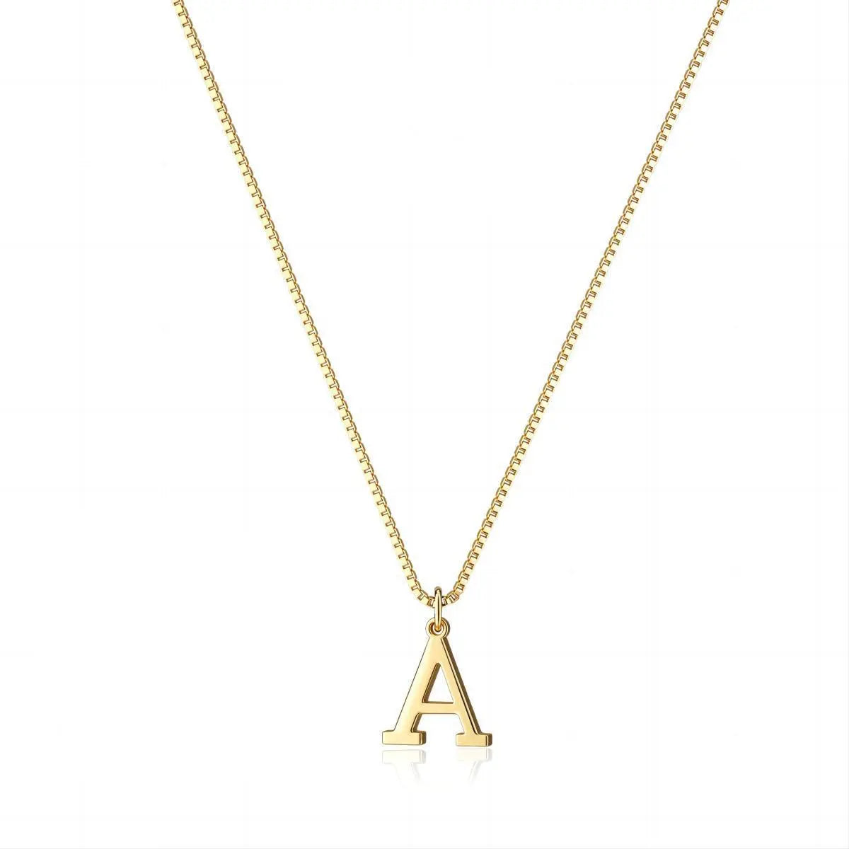 Enzhalynne | 18K Gold Initials Necklace