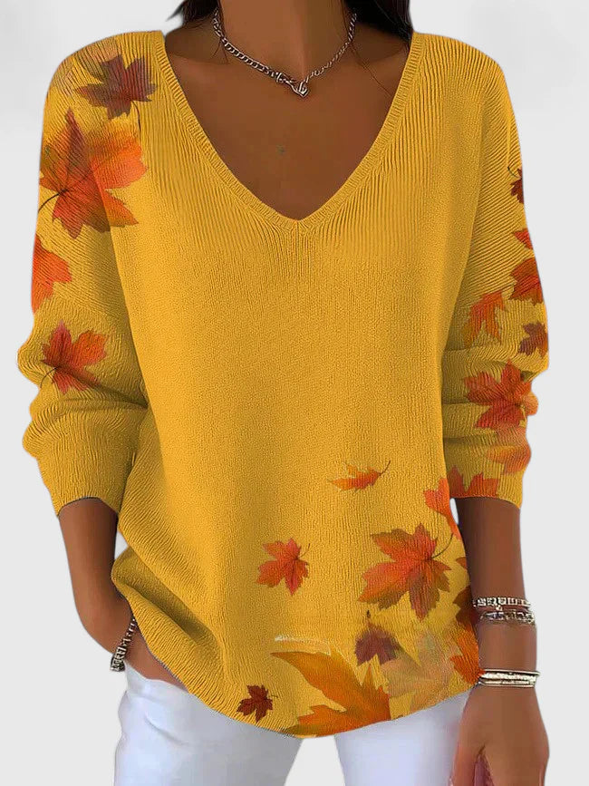Sera™ | Chic V-Neck Sweater