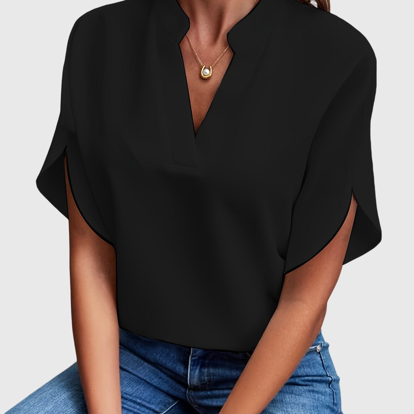 Kristie™ - Chic Elegance Blouse