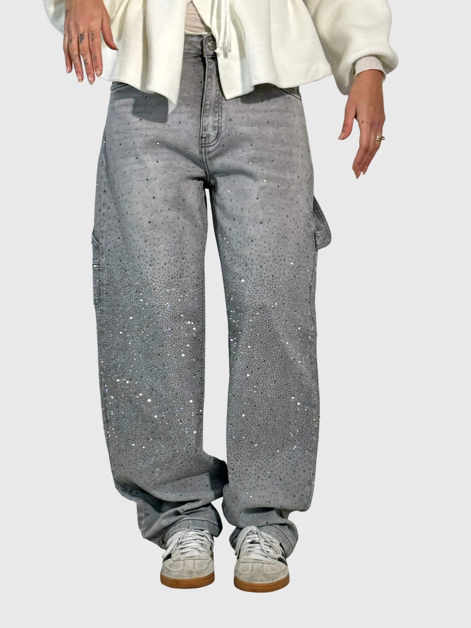 Stella™ Diamond-Embellished Pants